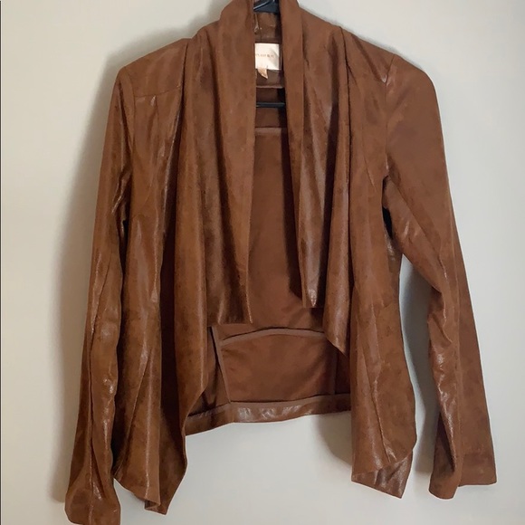 Skies Are Blue Jackets & Blazers - Brown jacket